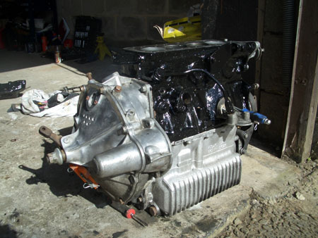 Front of engine